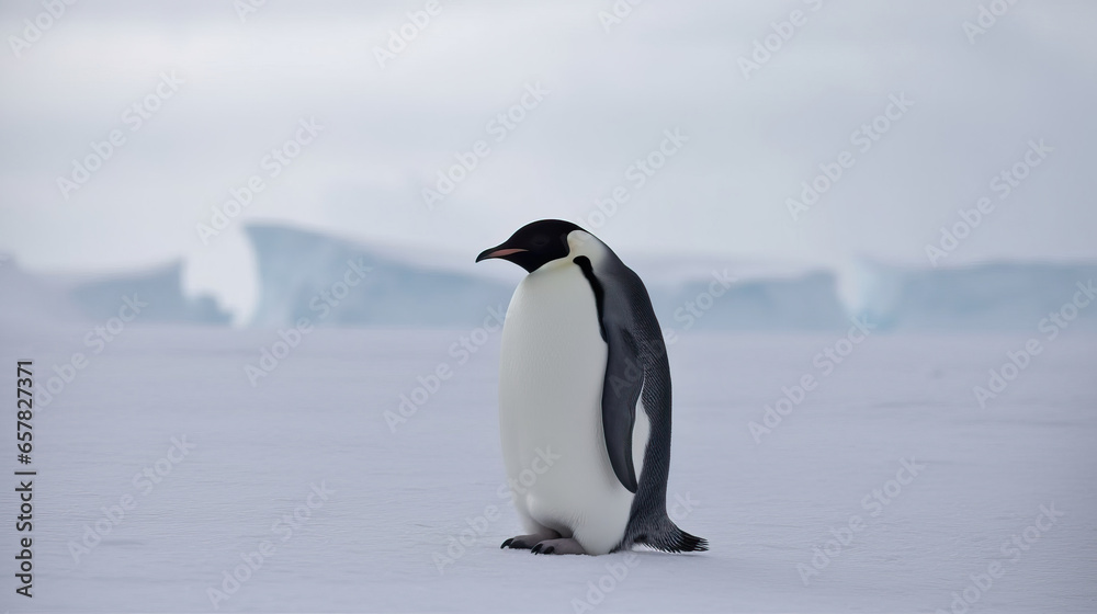 Obraz premium Emperor Penguin in Antarctica