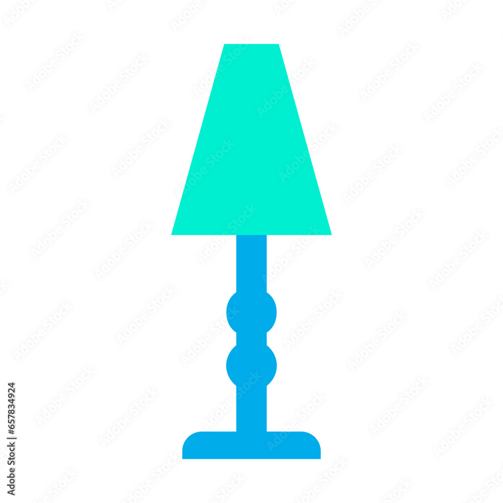 Obraz premium Flat Table Lamp icon