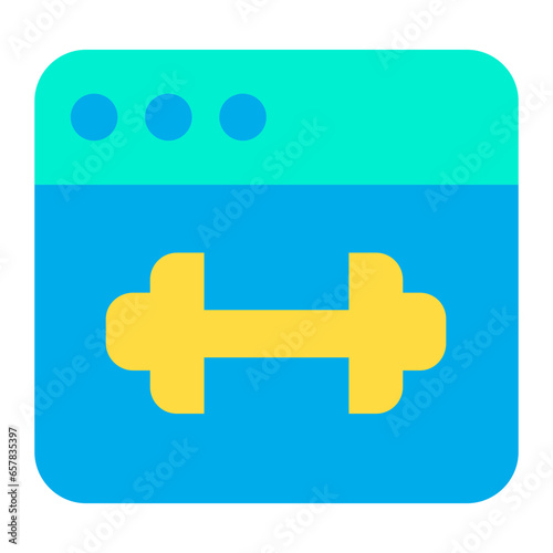 Flat Medical Webpage icon