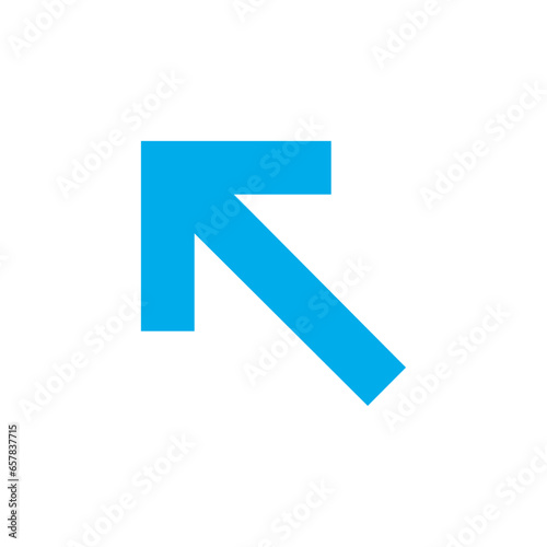Free Download Flat Upper left arrow icon - GFXLoad