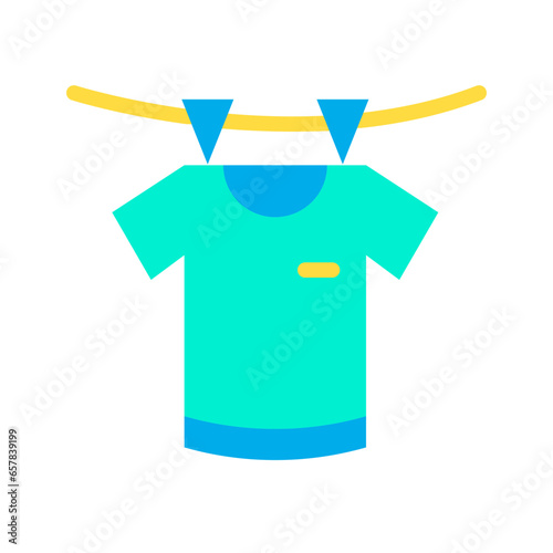 Flat T Shirt Washed icon
