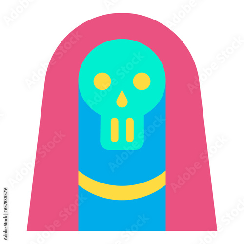 Flat Reaper Evil Face icon