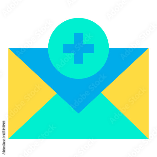 Flat Package Box Mail icon