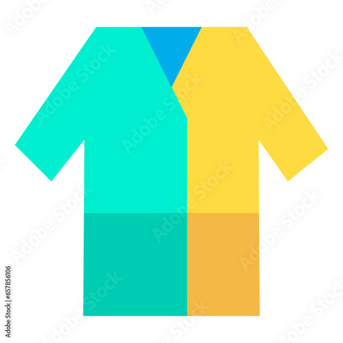 Flat Bathrobe icon