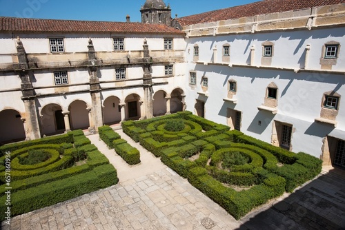 Cloisters In The Convent Of The Order Of Christ; Tomar, Portugal