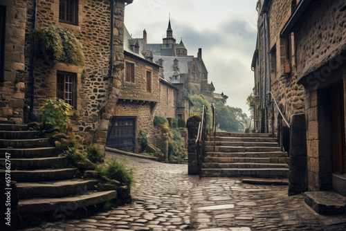 Mont Saint-Michel s narrow cobblestone streets
