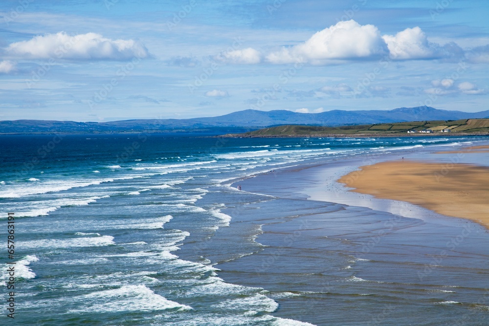 Waves On Beach; Bundoran, County Donegal, Ireland Waves On Beach; Bundoran, County Donegal, Ireland