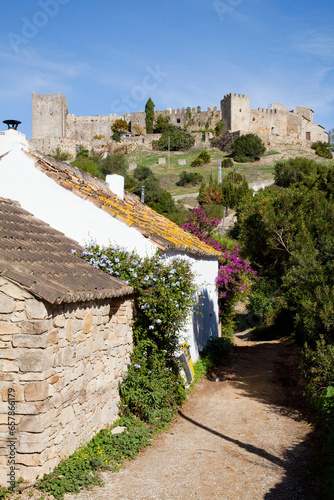 View Of A Castle; Castellar De La Frontera, Andalusia, Spain photo