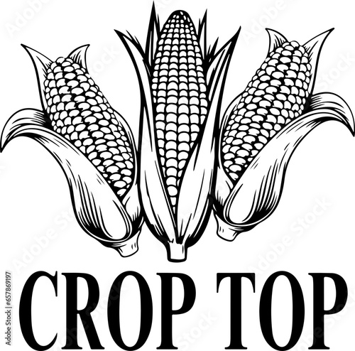Crop Top SVG, crop top vector,  corn clipart, corn vector, corn farmer SVG, This is my crop top SVG, Farm life SVG