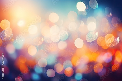 Colorful bokeh background