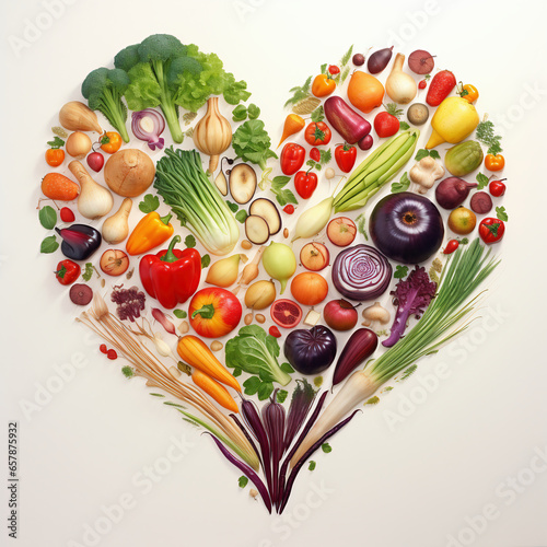 Veggie hart.