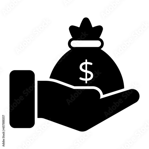 Profits Glyph Icon