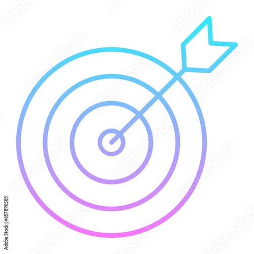 Target Gradient Icon