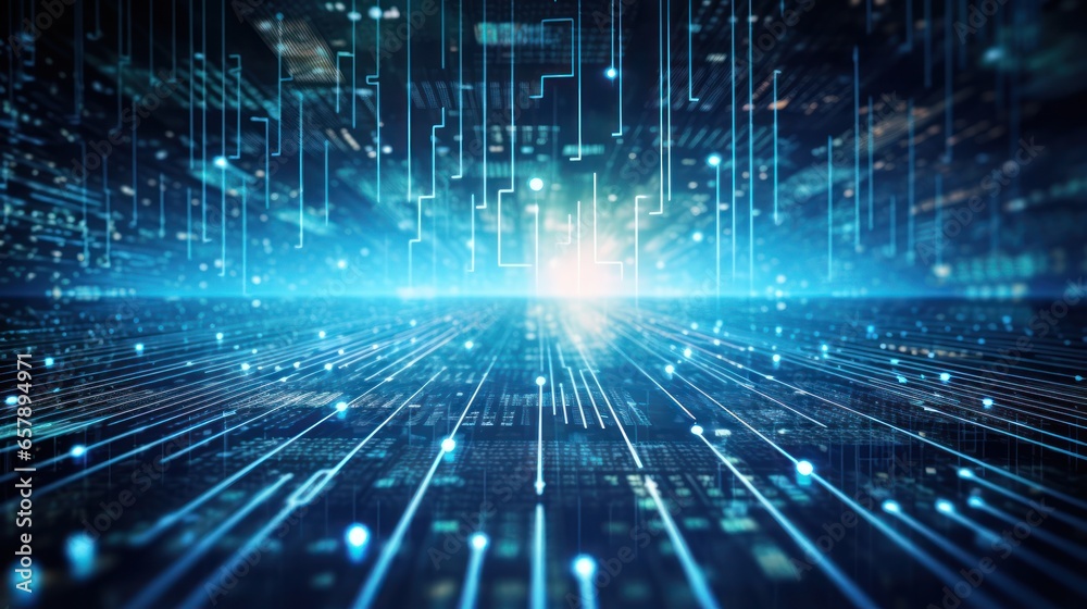 Visualize an IT technology background that represents the forefront of digital innovation and progress Visualize an IT technology background that represents the forefront of digital innovation and progress