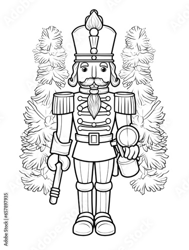 Christmas Colouring page Toy Soldier