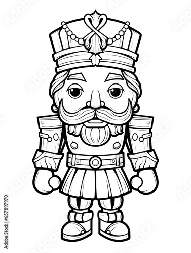 Christmas Colouring page Toy Soldier