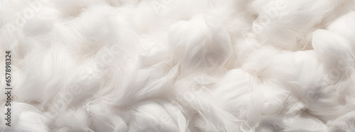 raw white cotton background