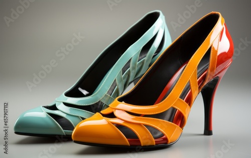 Women's shoe designs from the fashion show