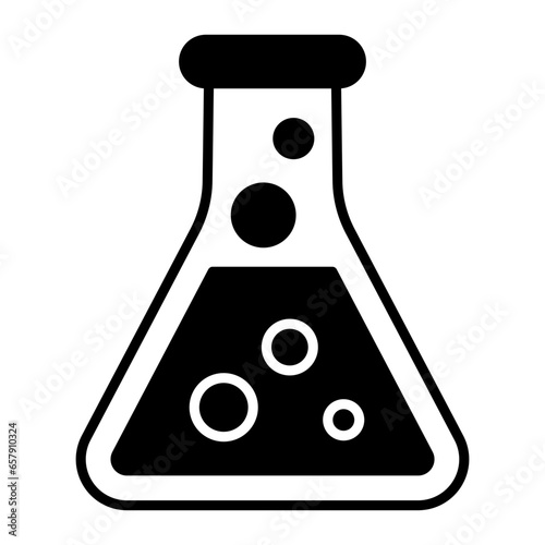 Bio Chemistry Glyph Icon