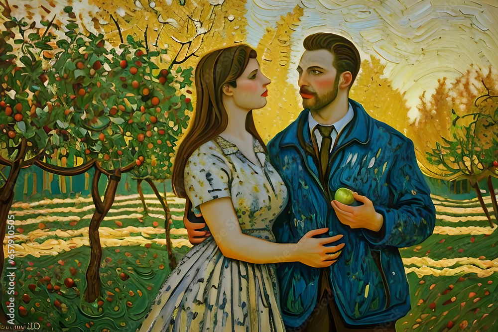 romantic pass through fruit harvest