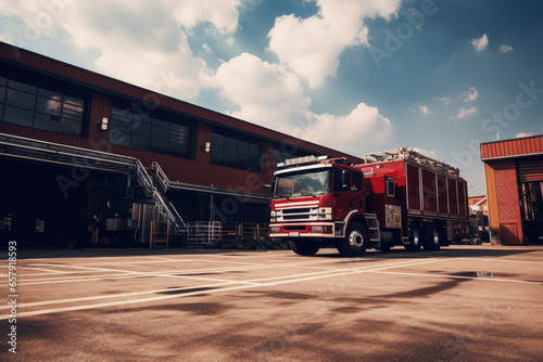 The dedicated team of firefighters responds swiftly to an emergency. Clad in uniform and equipped with essential gear, they rush to protect lives and property from the dangerous flames.