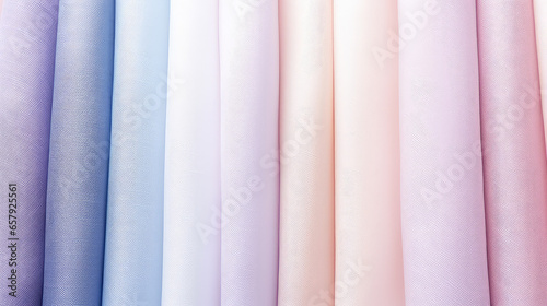 Pastel color palette, soft cotton texture background. Cute backdrop for presentation or banner. 