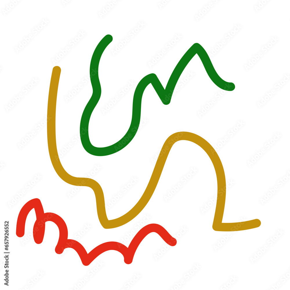 Abstract Scribble Decor Vector Abstract Scribble Decor Vector