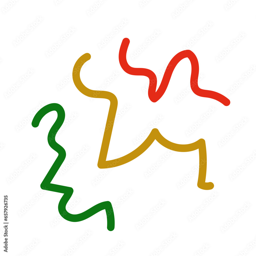 Abstract Scribble Decor Vector Abstract Scribble Decor Vector