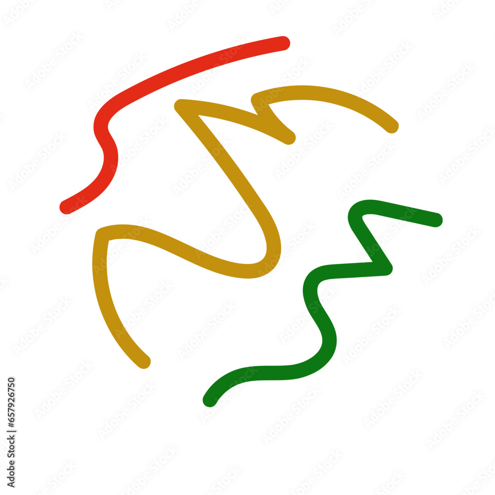 Abstract Scribble Decor Vector Abstract Scribble Decor Vector