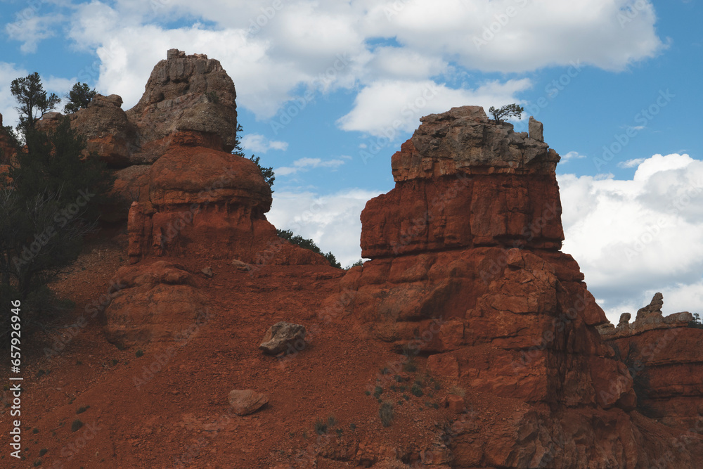 Red Rocks along scenic 12 road in Utah.