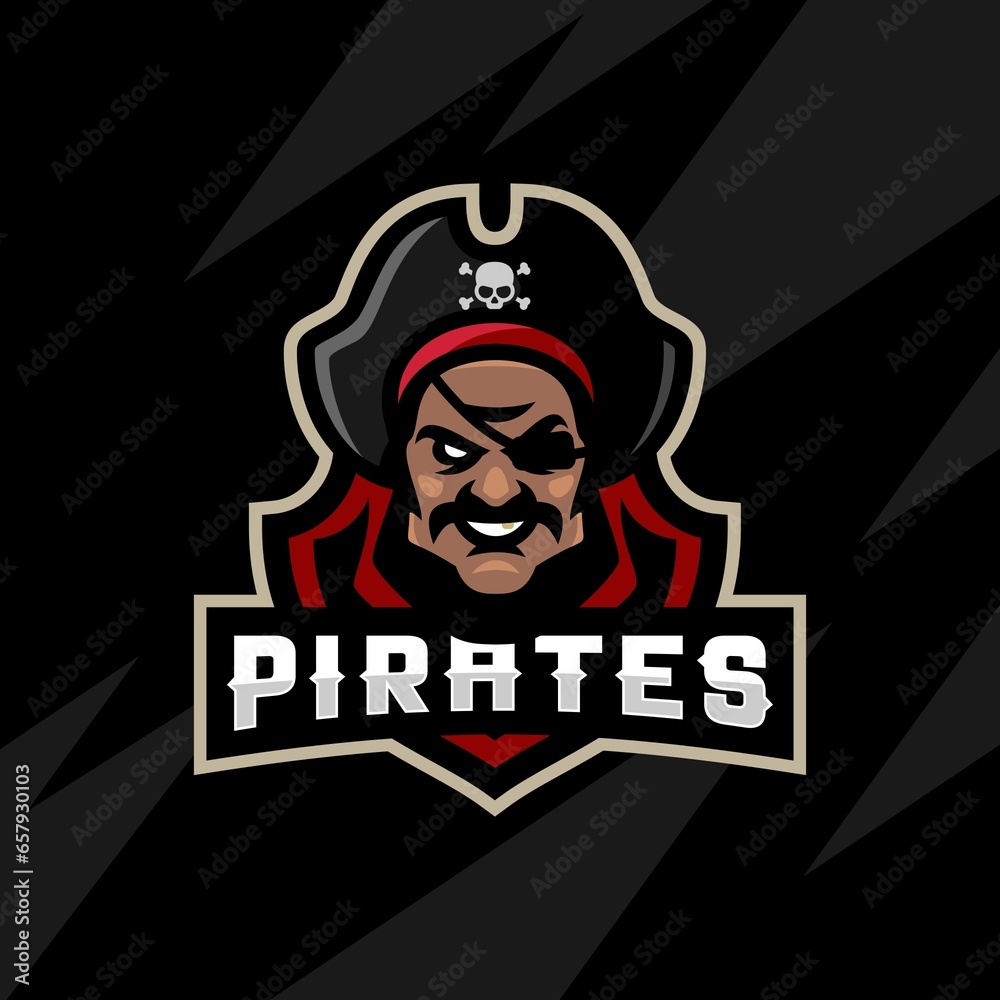 Modern sport/cybersport logo emblem Pirates Modern sport/cybersport logo emblem Pirates