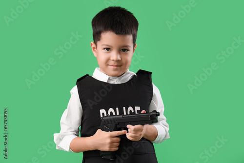 Cute little police officer ...