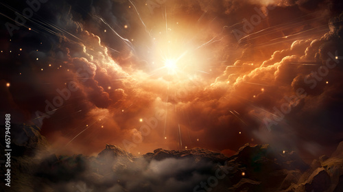 天地創造の光のイメージ