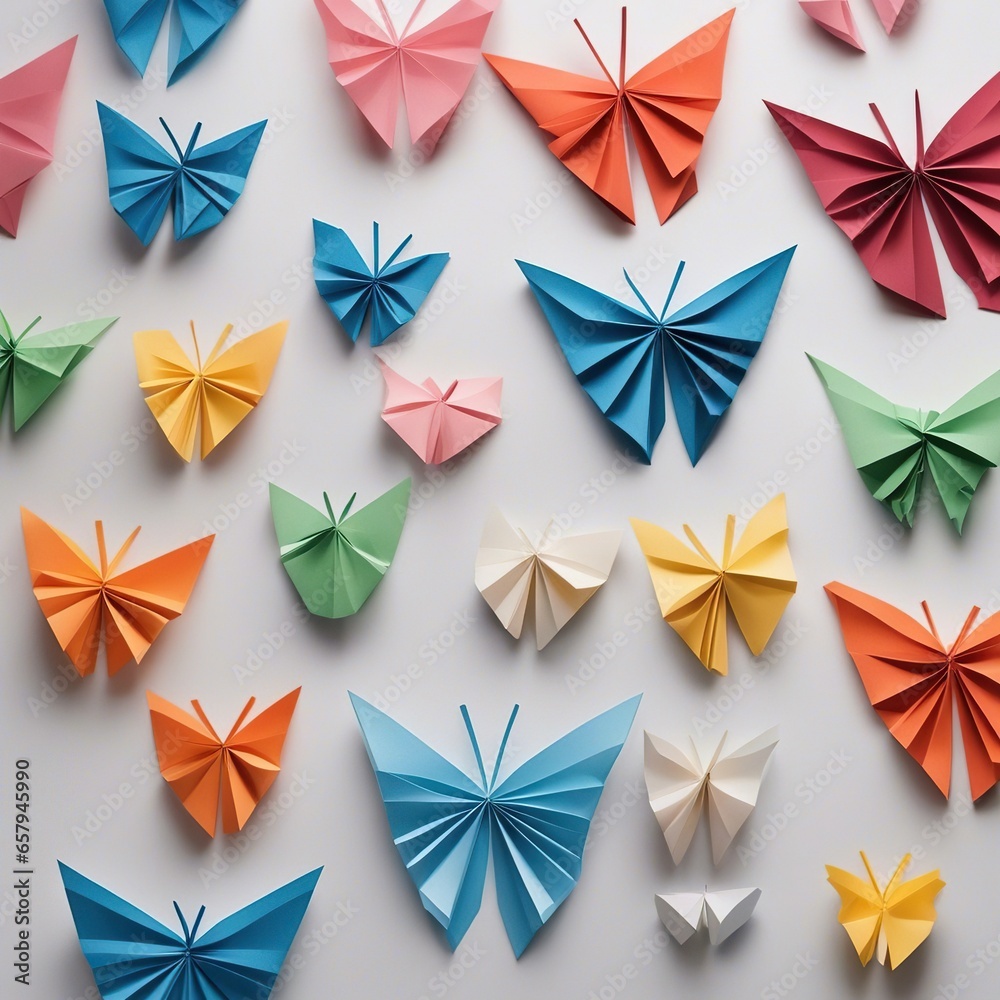 Obraz premium origami butterfly