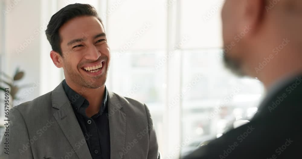 Business men, handshake with interview or collaboration in meeting, communication and networking. Working together, discussion and corporate partnership, hiring and human resources with shaking hands Business men, handshake with interview or collaboration in meeting, communication and networking. Working together, discussion and corporate partnership, hiring and human resources with shaking hands