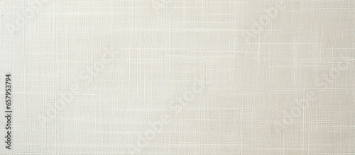 Abstract canvas background or grid linen texture in white