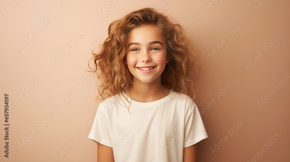 portrait of a kid with white t-shirt portrait of a kid with white t-shirt