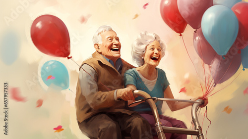 illustration of activity daily living for dementia and elderly 