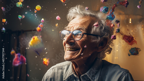 illustration of activity daily living for dementia and elderly 