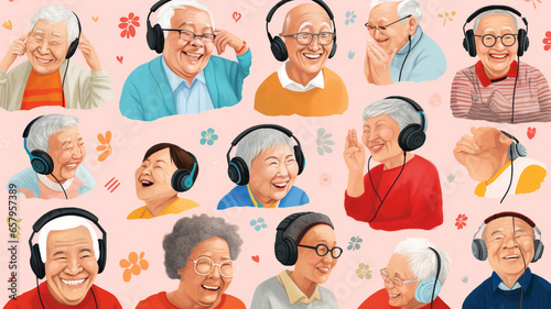 illustration of activity daily living for dementia and elderly 
