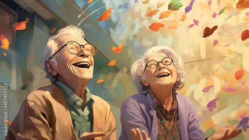 illustration of activity daily living for dementia and elderly 