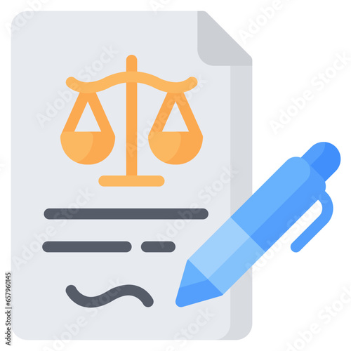 Agreement Icon, Flat style icon vector illustration, Suitable for website, mobile app, print, presentation, infographic and any other project.