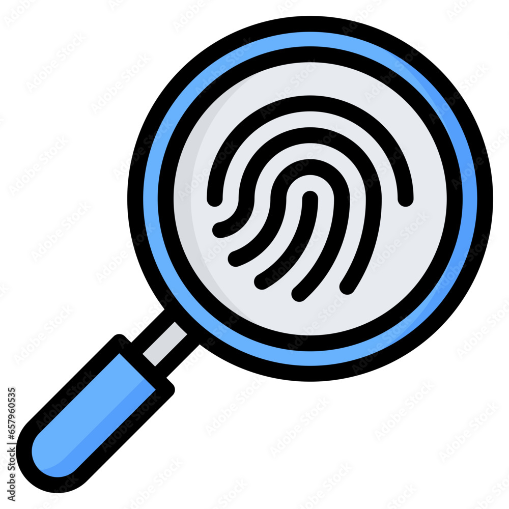 Fingerprint Icon, Filled Line style icon vector illustration, Suitable for website, mobile app, print, presentation, infographic and any other project. Fingerprint Icon, Filled Line style icon vector illustration, Suitable for website, mobile app, print, presentation, infographic and any other project.