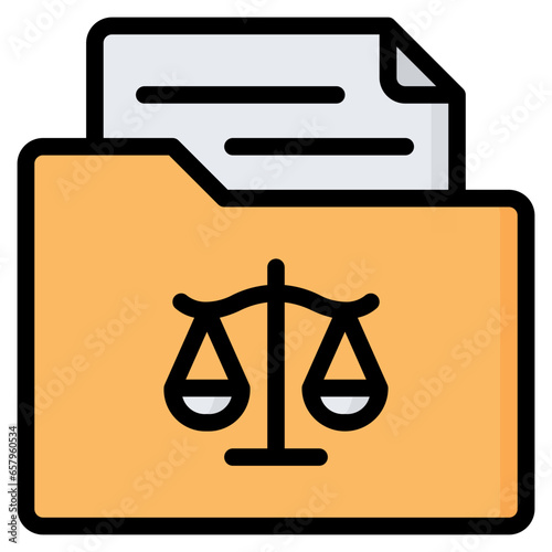 Archive Folder Icon, Filled Line style icon vector illustration, Suitable for website, mobile app, print, presentation, infographic and any other project.