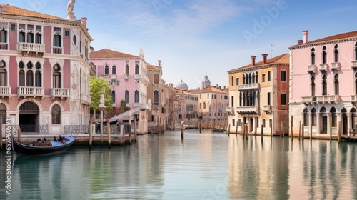 Venetian Charm. Timeless architecture lining the iconic canal © Malika