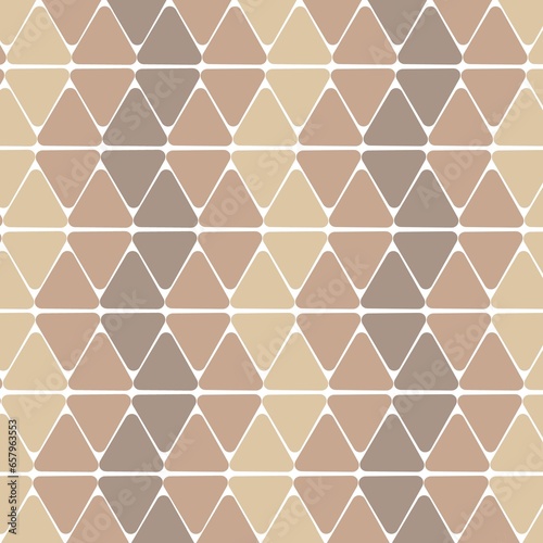 Geometric Earth Tone Triangle Pattern, Minimalist Abstract Background