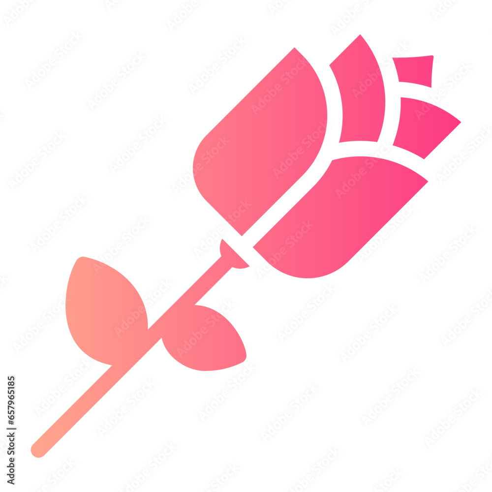 rose gradient icon rose gradient icon