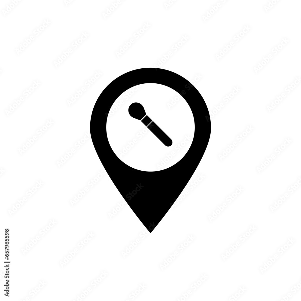 makeup location pin icon makeup location pin icon