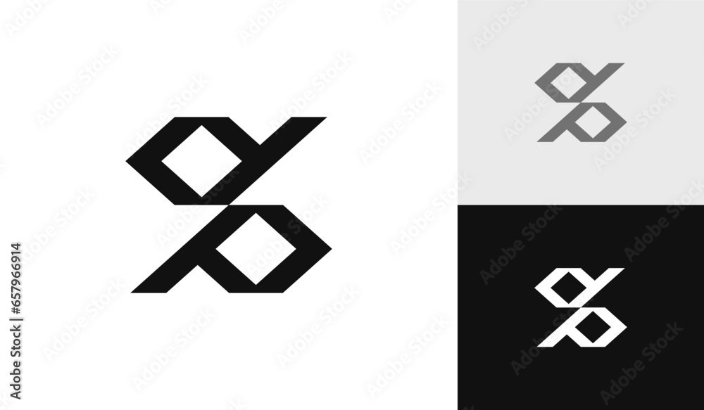 Letter DP initial monogram logo design Letter DP initial monogram logo design