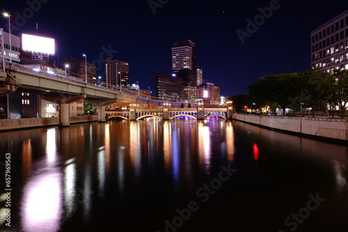 大阪市内夜景　中之島エリア